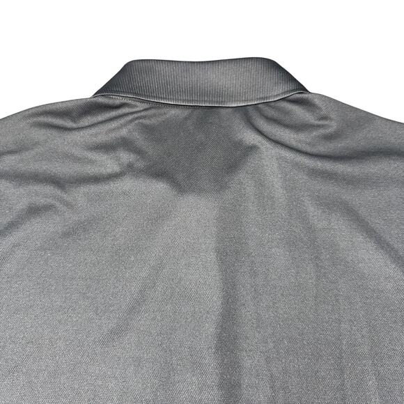 Clique Polo Shirt Mens Large Gray Performance Golf Short Sleeve Moisture Wicking - Picture 15 of 15